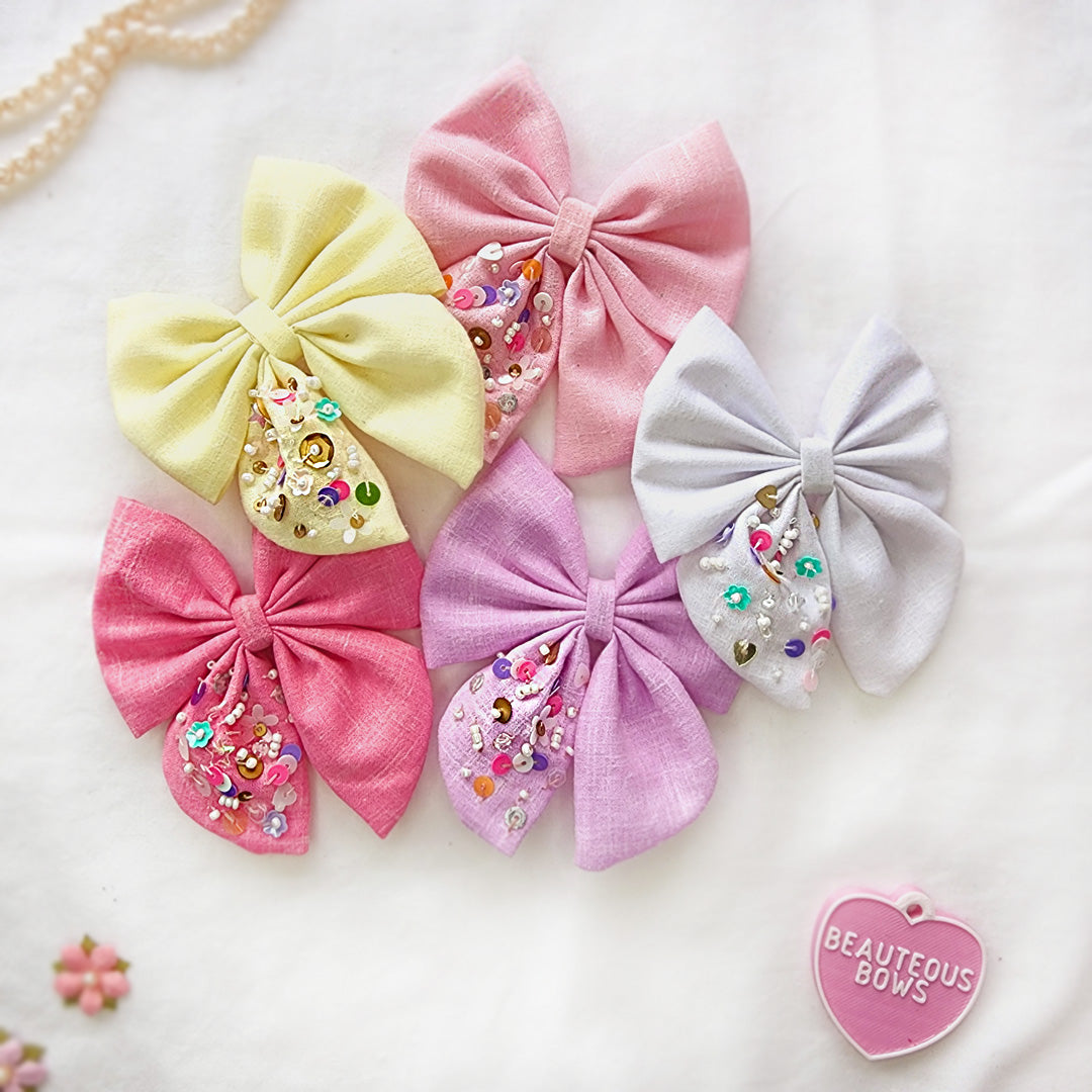 Pigtail sale hair bows