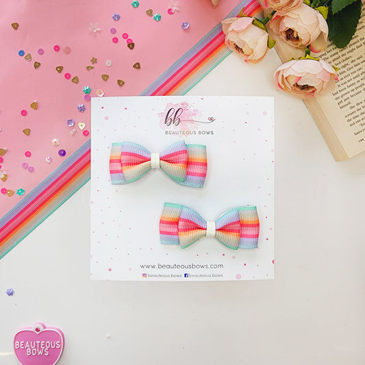 Colour Burst Sleek Bow set of 2