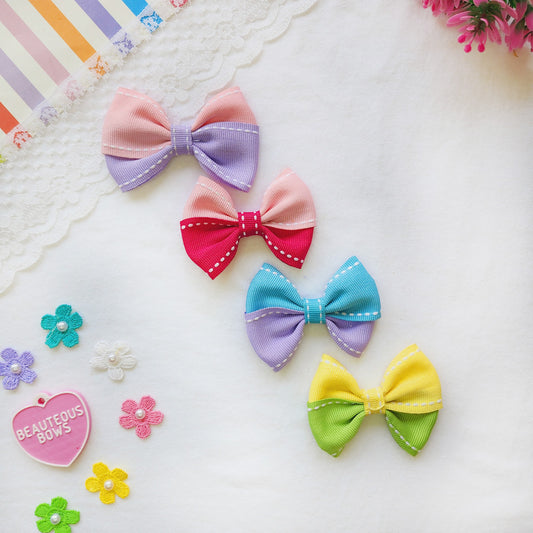 Double Trouble Bow - 4 colours