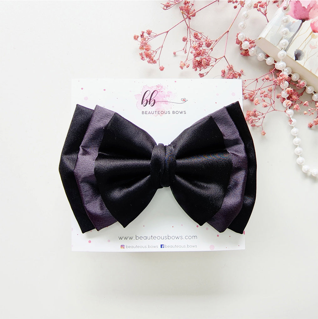 Elegant Dual Satin Bow