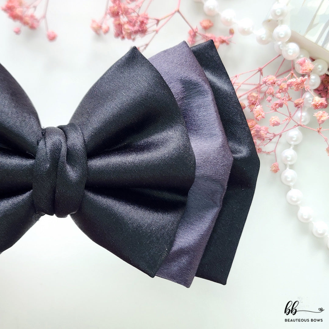 Elegant Dual Satin Bow