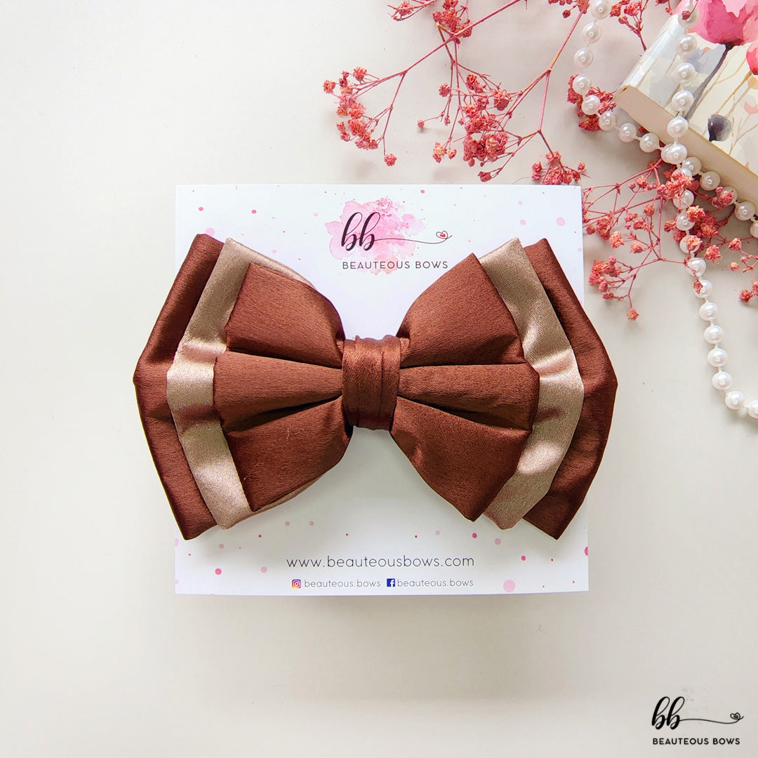 Elegant Dual Satin Bow