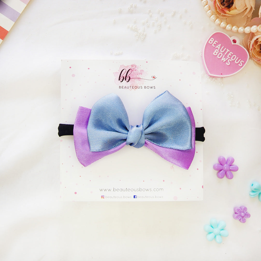 Satin Dual Bow - 3 colours