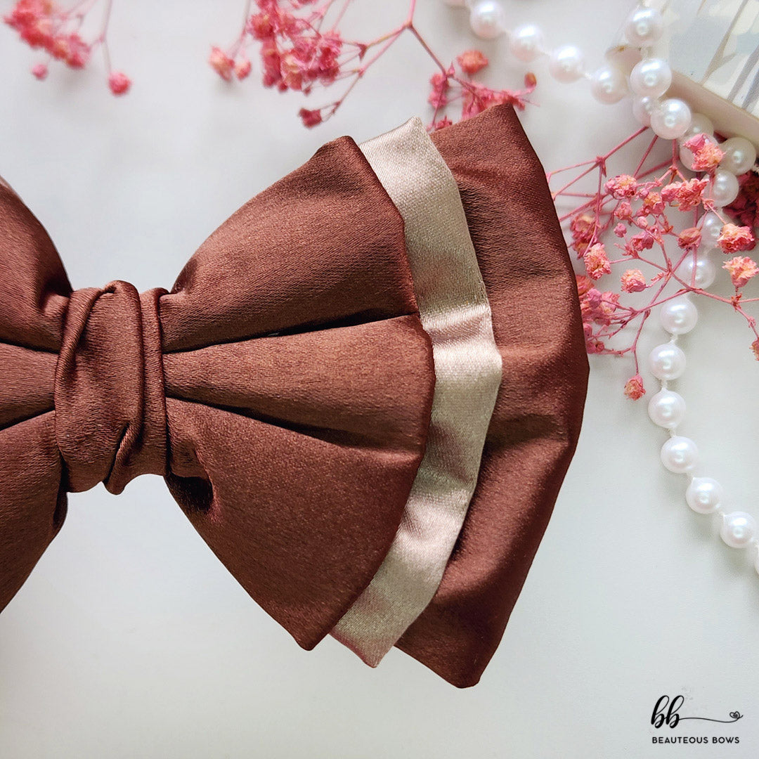 Elegant Dual Satin Bow