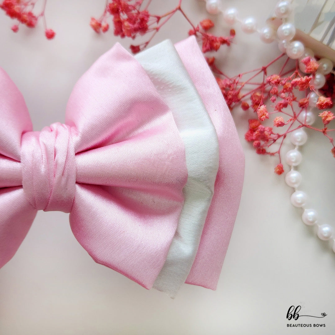 Elegant Dual Satin Bow