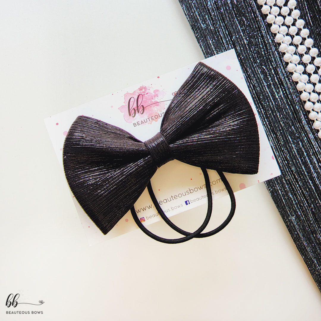 Glazed Glam Bow Hairtie