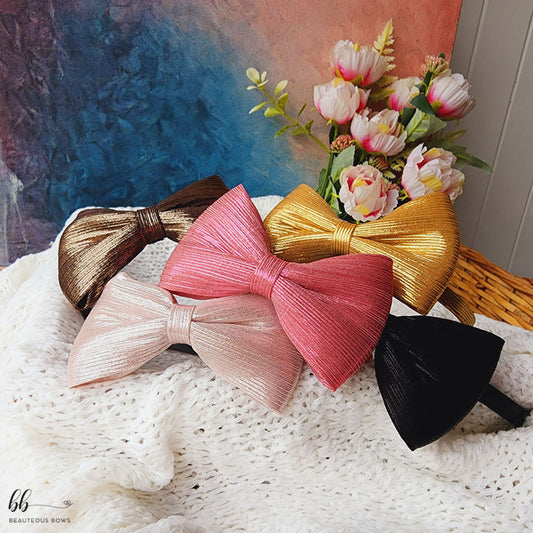 Glazed Shimmer Bow Hairband