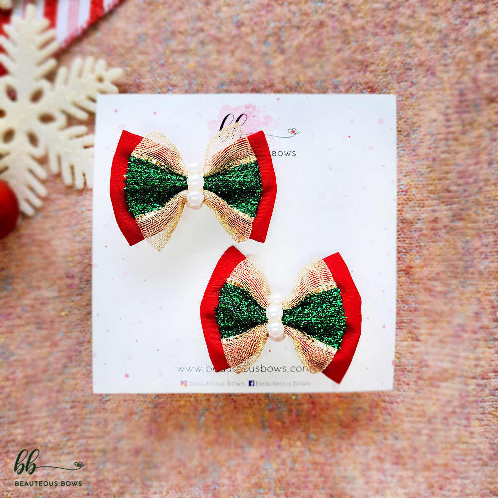 Glitter X'mas Mini Set of 2