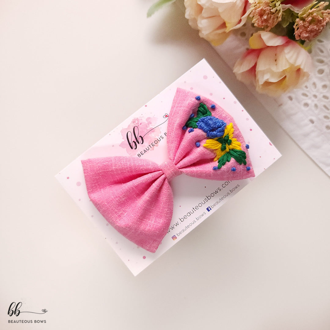 Hello Spring! Standard Hair Bow