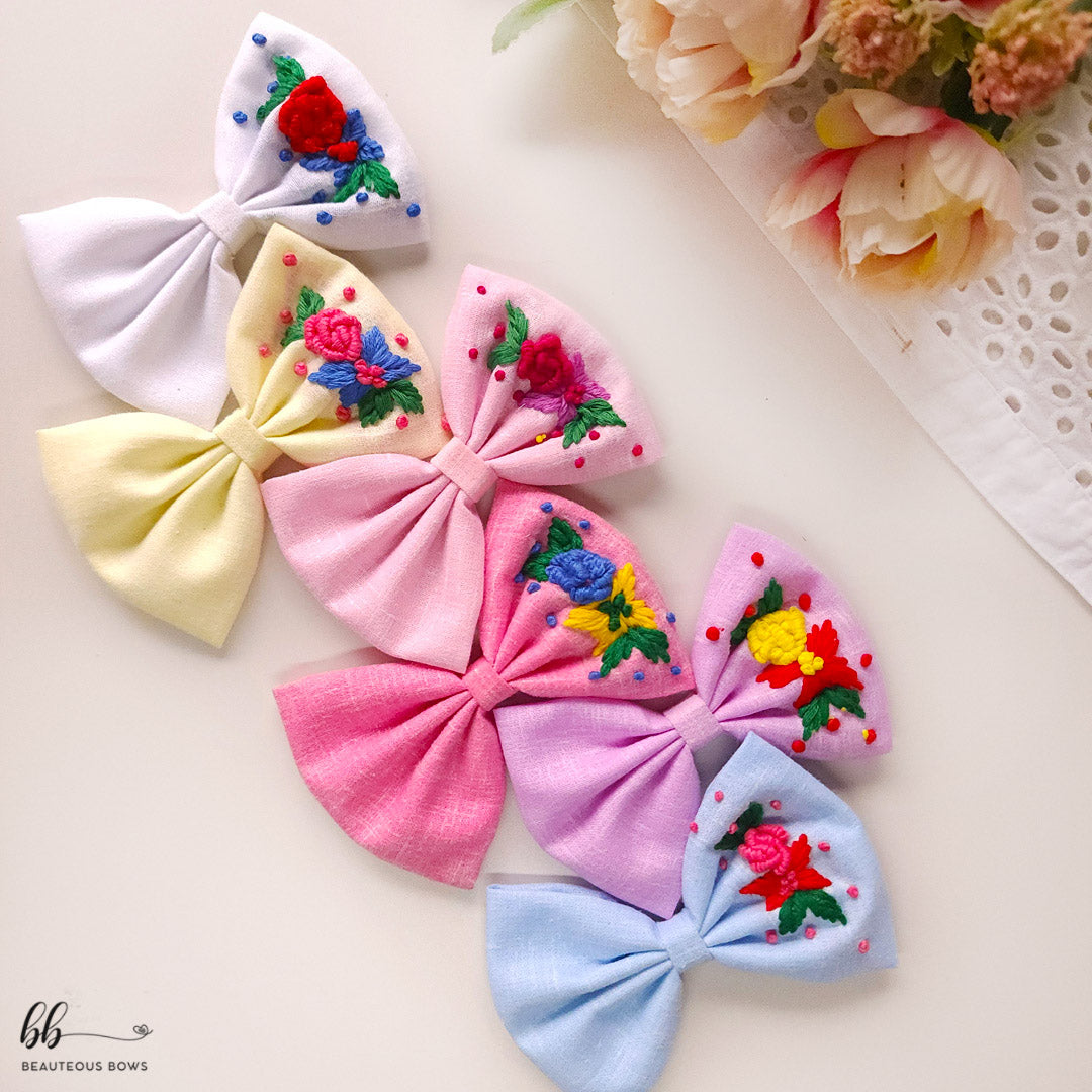 Hello Spring! Standard Hair Bow