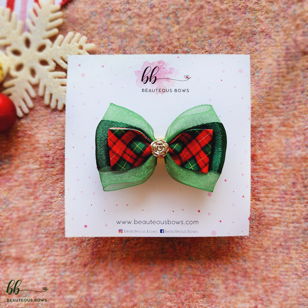 Holly Jolly Double Bow