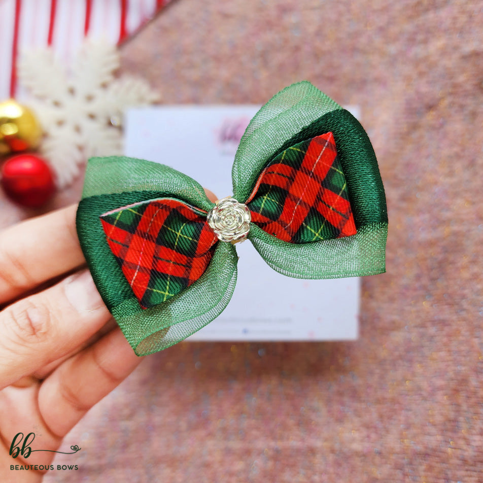 Holly Jolly Double Bow