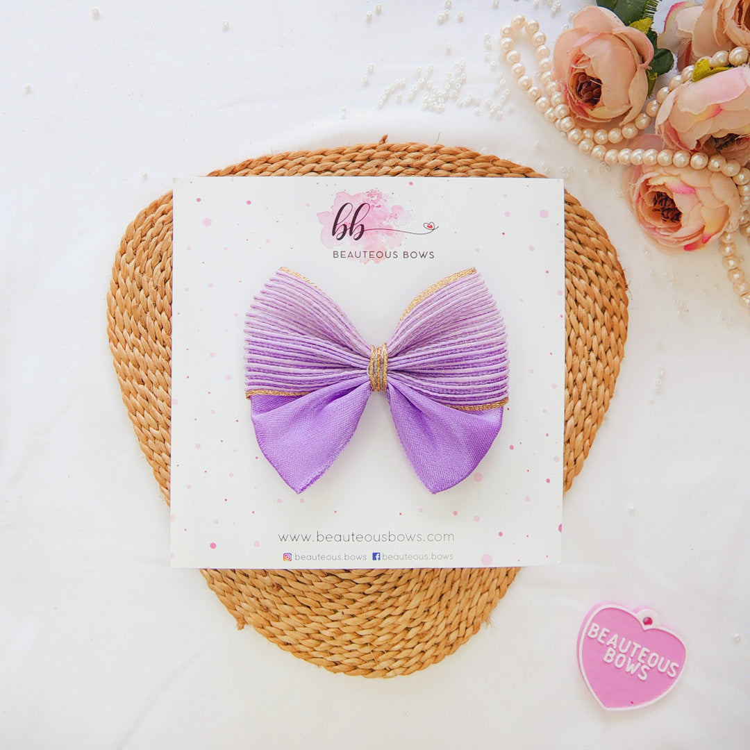 Burlap Butterfly Bow - 6 colours