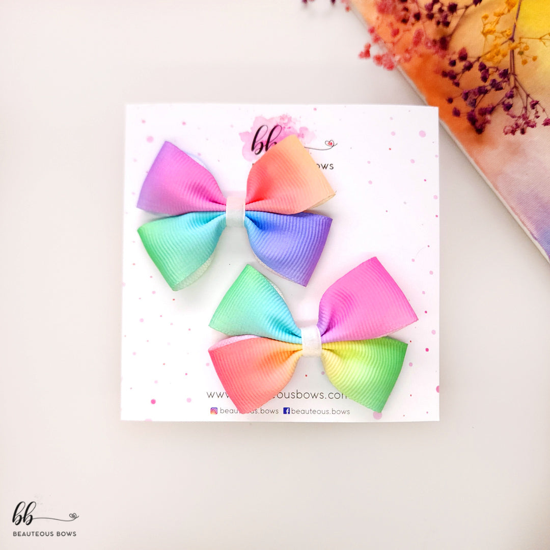 Ombre Mini Bow set of 2