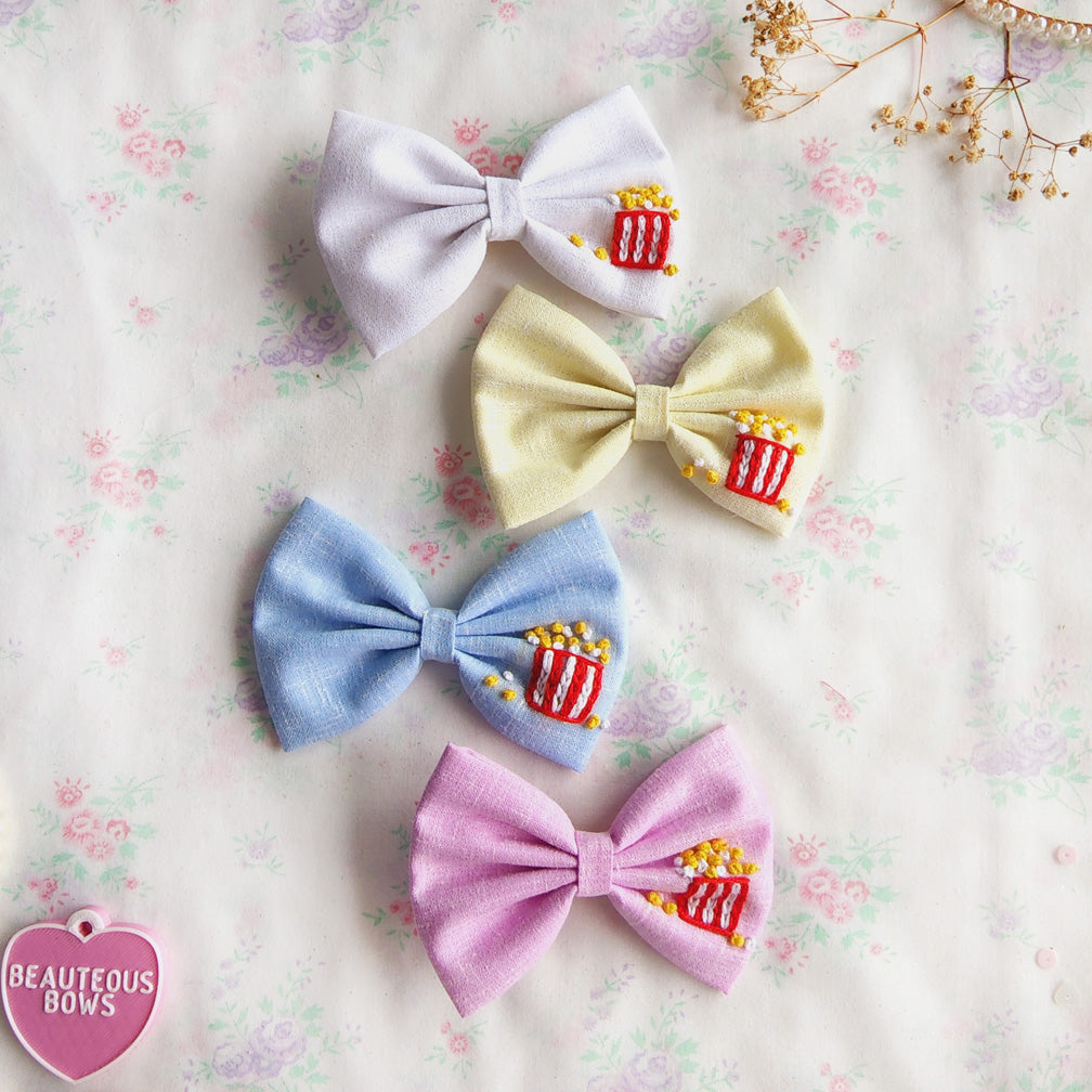 Popcorn Standard Hair Bow