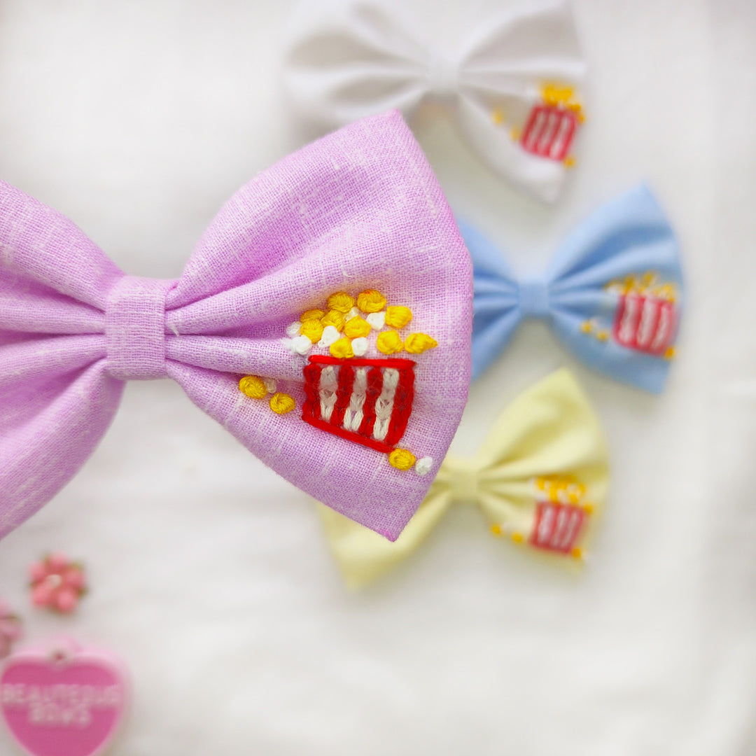 Popcorn Standard Hair Bow