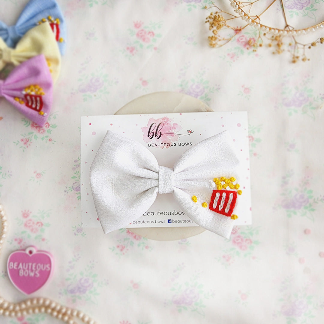 Popcorn Standard Hair Bow