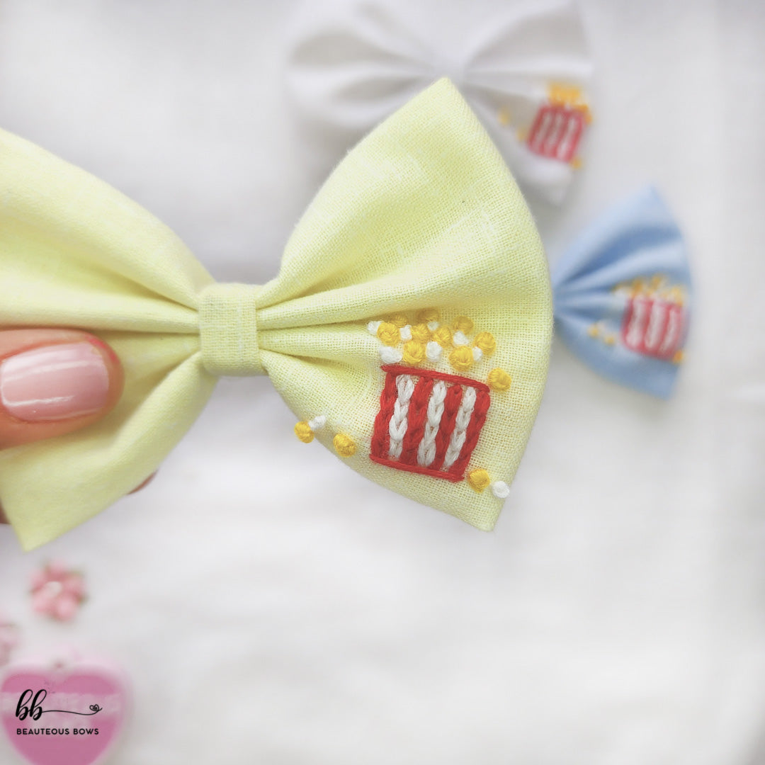 Popcorn Standard Hair Bow