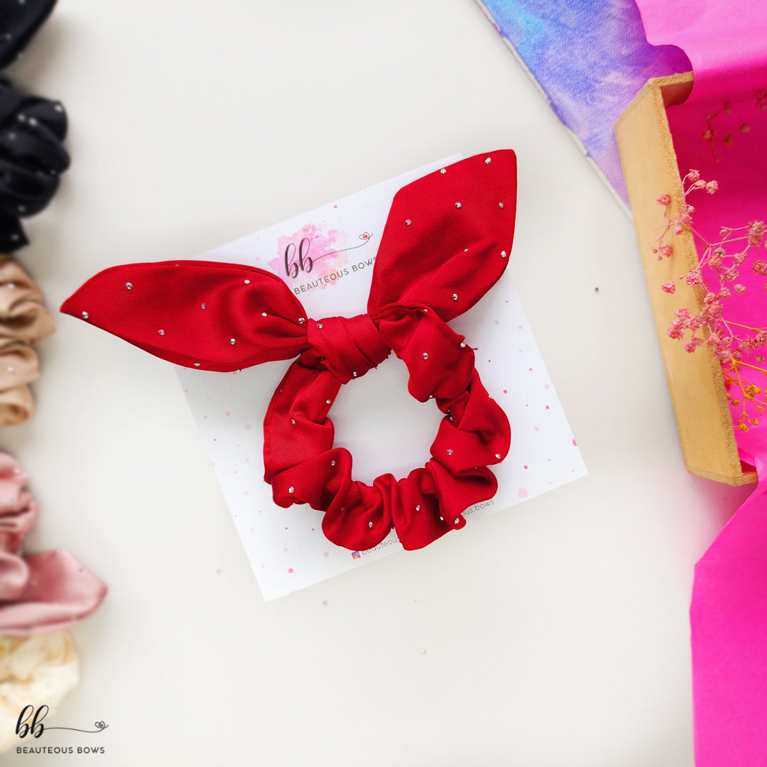 TopKnot Satin Scrunchie