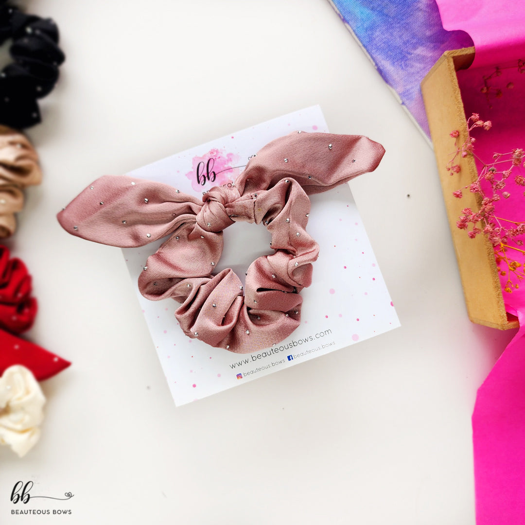 TopKnot Satin Scrunchie