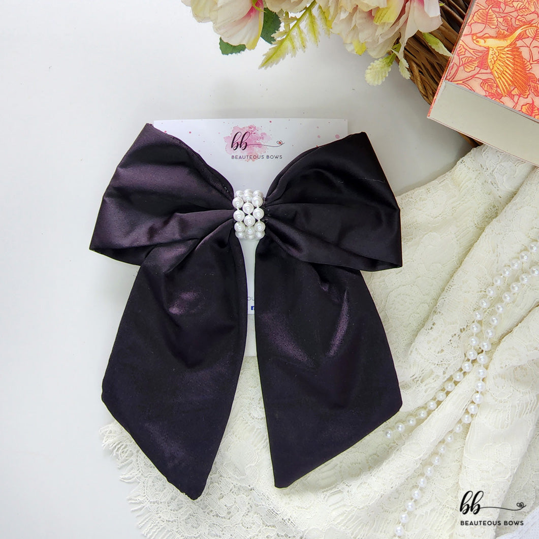 Tailed Satin Bow