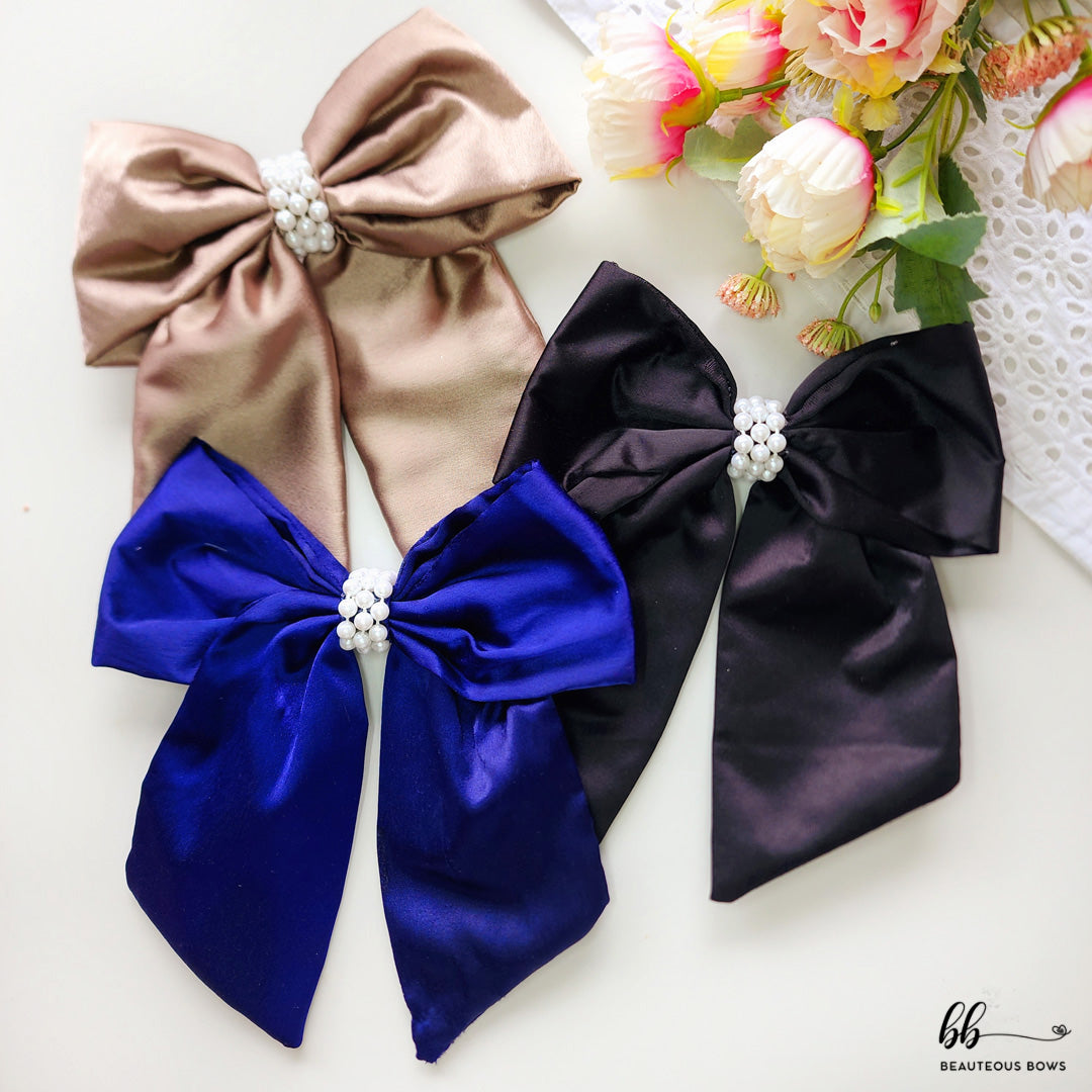 Tailed Satin Bow