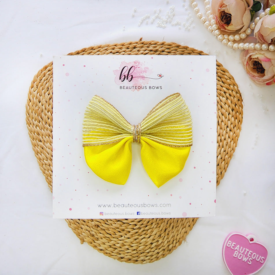 Burlap Butterfly Bow - 6 colours