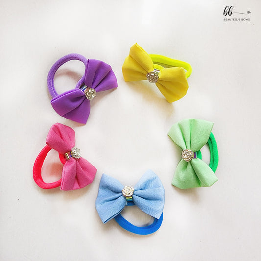 You're My Rainbow Mini Bow Set of 5