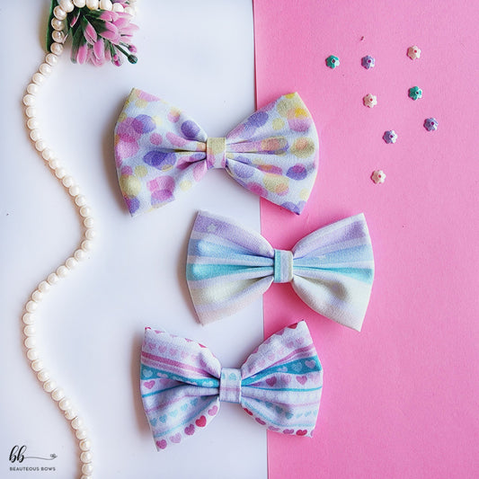 Pastel Lover Hair Bow Combo