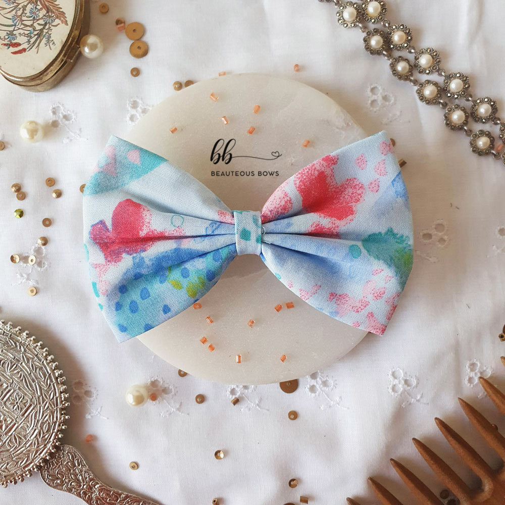 Sea World Printed Hair Bow