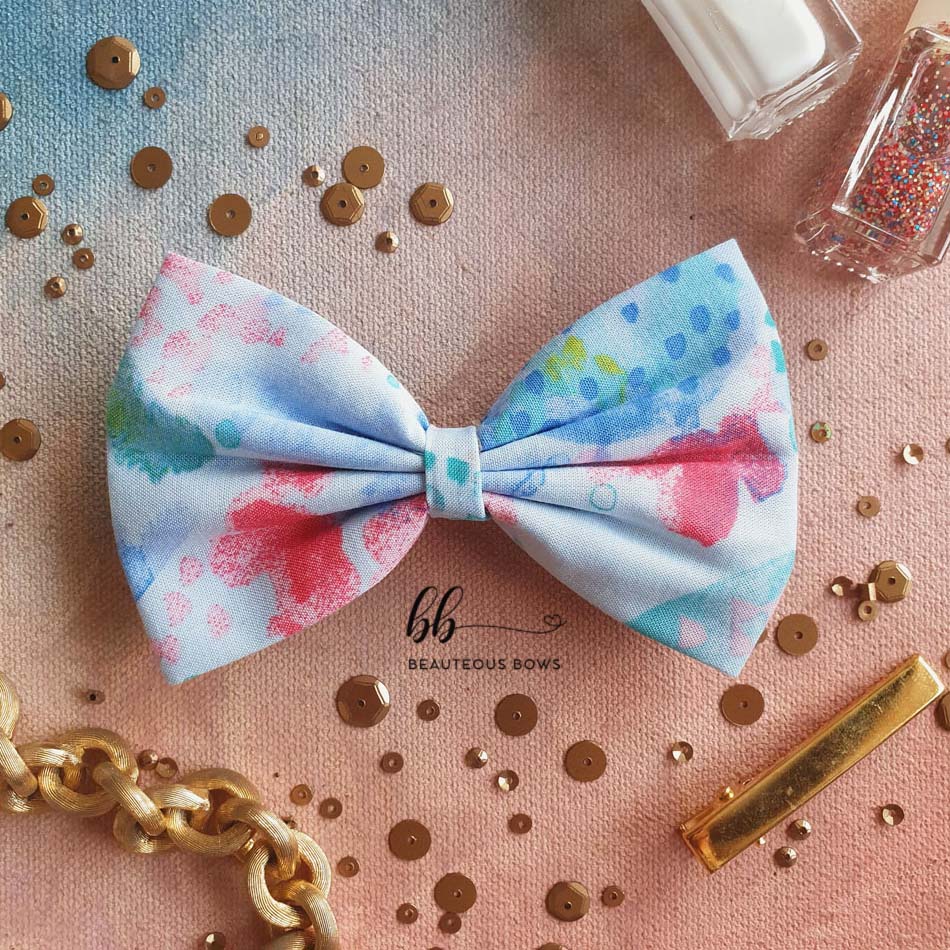 Sea World Printed Hair Bow