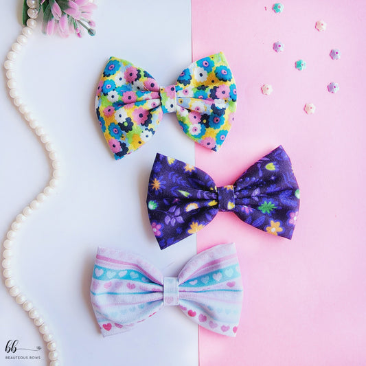 Whimsical Blooms Hair Bow Combo