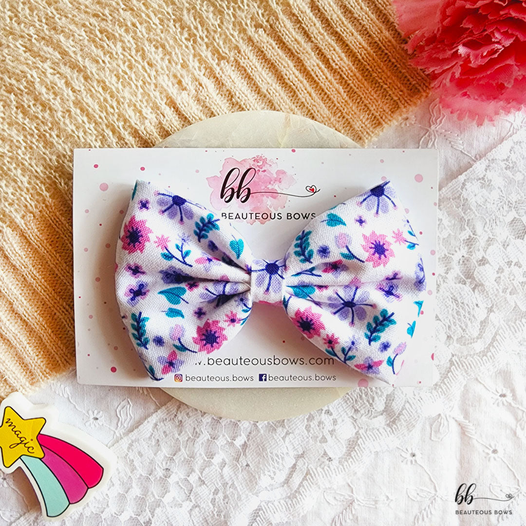 Wonder Blooms Printed Hair Bow