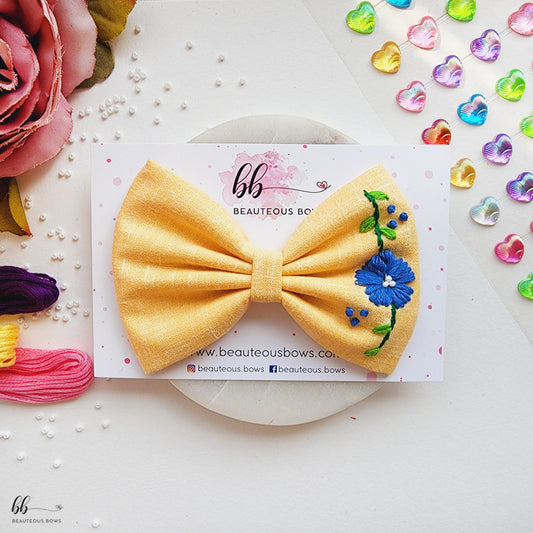 Flower Mango Standard Hair Bow